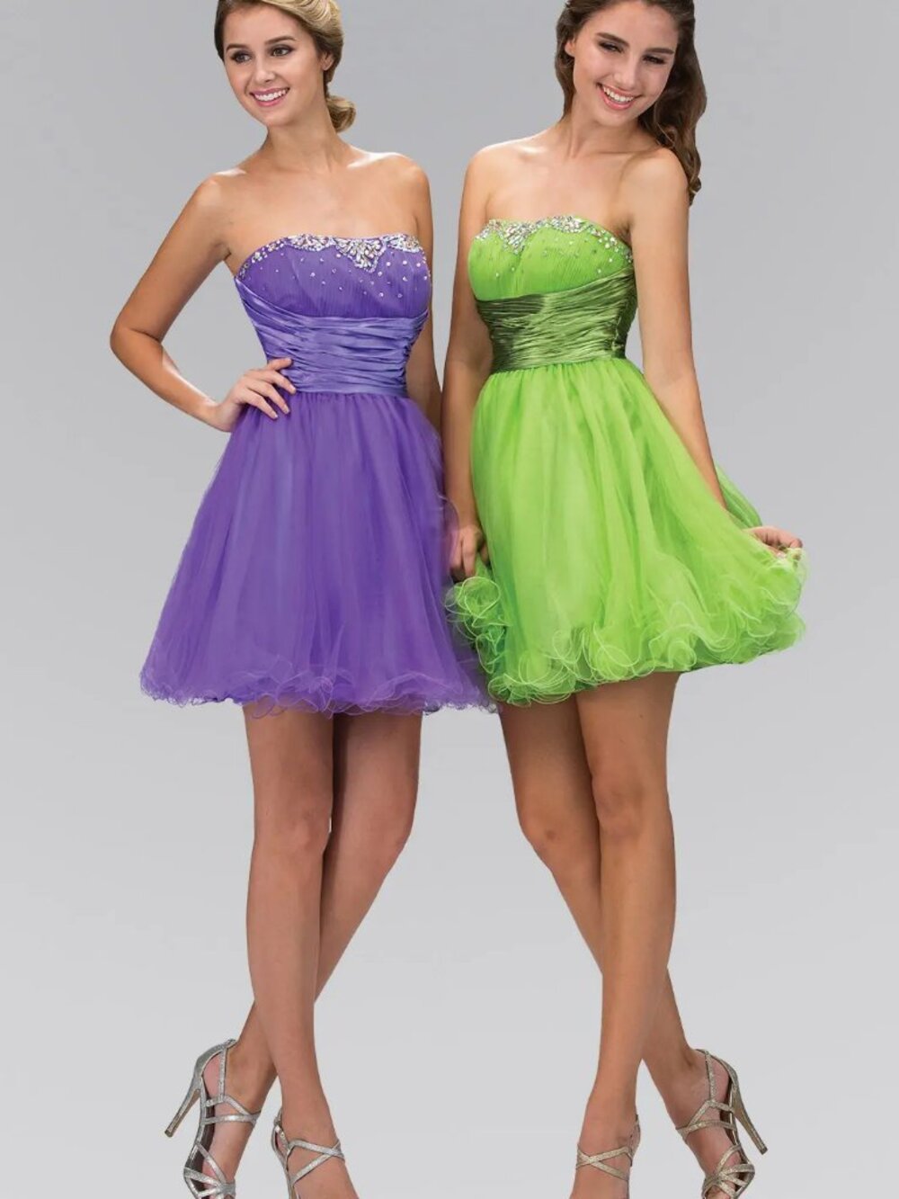 NEW LILAC Cocktail Dress Embellished Formal Elegant Stunning GS1052